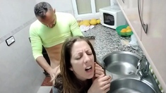 Fuck in the kitchen