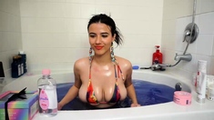 Strawberrytabby Bikini Boobs Shower Onlyfans Porn Video