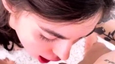 Beautiful Teen Deepthroat Blowjob Exposed