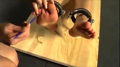 Stretched And Tickled Feet