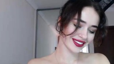 Brunette Solo Webcam Masturbation