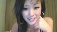 Sexy Japanese slut teases on cam