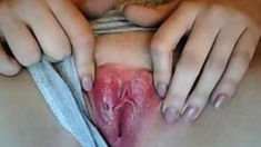 Nice pussy cum for me